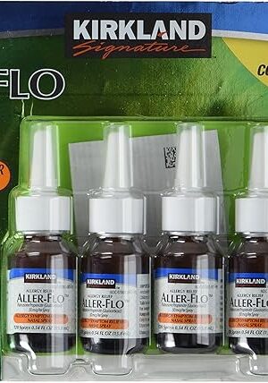 Kirkland Signature Kirkland Aller-Flo Fluticasone Propionate (Glucorticoid), 054 Fl Oz (Pack of 5)