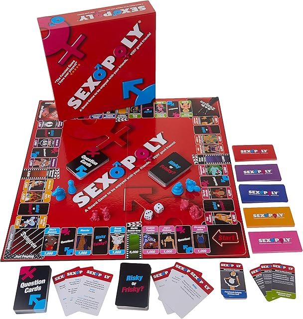 Creative Conceptions Sexopoly Party Board Game, 1130 Gram, Assorted (CRESEXOP)