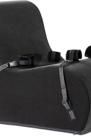 Liberator Beso Chair Valkryie Edition - Velvish/Microloop with Microfiber Cuff Kit, Black