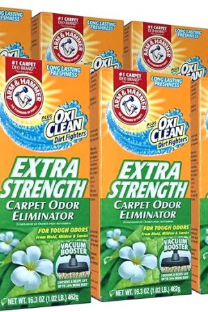 4SGM New 361970 Arm Hammer Extra Strengh 163Z Carpet Odor Eliminator (6-Pack) Laundry Detergent Cheap Wholesale Discount Bulk Cleaning Laundry Detergent Firesale