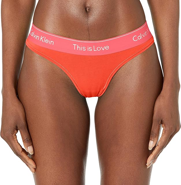 Calvin Klein Women's This is Love Modern Cotton Thong Panty