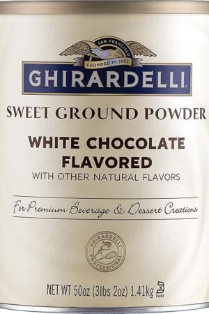 Ghirardelli Sweet Ground White Chocolate Flavor Powder, 312 lbs