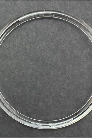 3" clear plastic rings 12 pieces