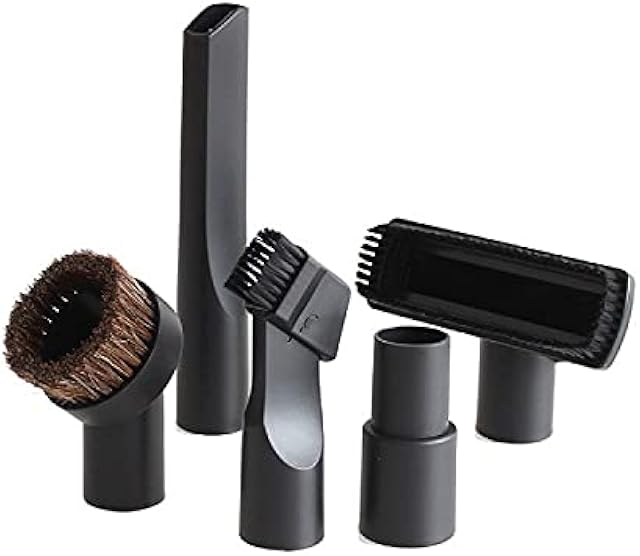 32mm Vacuum Attachments Accessories, Vacuum Cleaning Set Brush Nozzle Crevice Tool with 35mm to 32mm Hose Adapter 5pcs