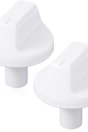 [Upgraded] WJ12X24802 Air Conditioner Knob fit for GE/Haier Room Air Conditioner, Replace AP6891192, PS12726857, EAP12726857 (2 Pack)