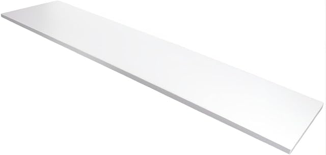 Cabinet Shelves – Custom Cut Melamine Shelving for Home & Office – Wooden Kitchen Shelves for Bedroom & Kitchen, Versatile Use - Available in Thickness 1/2? and 3/4? & Lengths Up to 60"