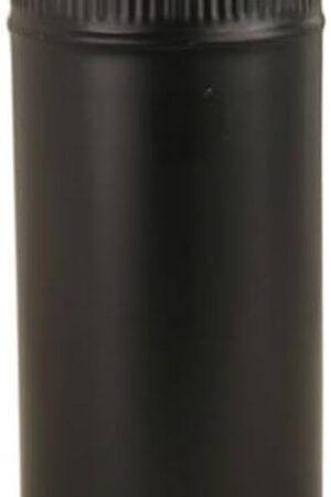 BM0111 6" X 24" Black Matte Stove Pipe