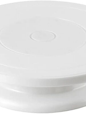 Cake Decorating Turntable,Cake Decorating Supplies Revolving (White)