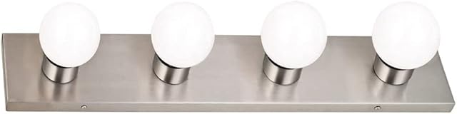 Design House 519298 Contemporary 4-Light Vanity Light Satin Nickel