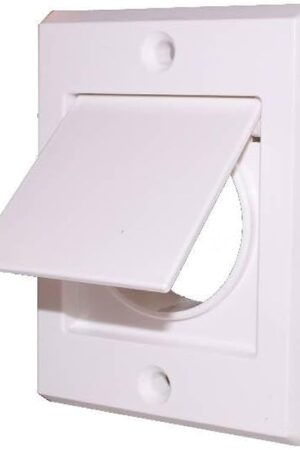 Central Vacuum Exhaust Vent for All Central Vacuum Systems. Fits: Electrolux Eureka Filtex Frigidaire Hayden Honeywell Imperium MD Nadair Nutone and Many More White