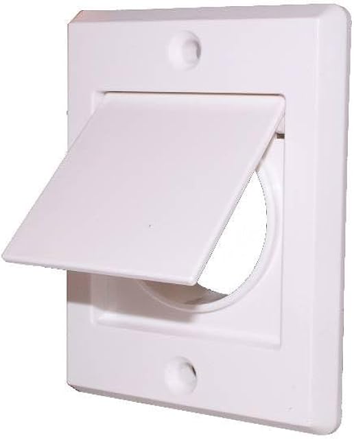 Central Vacuum Exhaust Vent for All Central Vacuum Systems. Fits: Electrolux Eureka Filtex Frigidaire Hayden Honeywell Imperium MD Nadair Nutone and Many More White