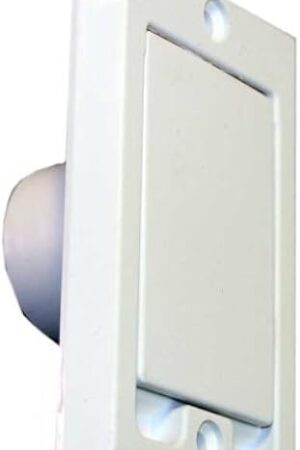 6 Pack of HAYDEN Central Vacuum Wall Inlets - White Square Door 1700-01 Vac Hose Outlet