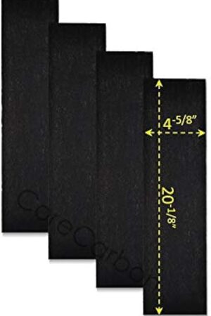 4-Pack Exact Fitment Pre-Filter Designed to Fit Honeywell True HEPA Tower Air Purifier Models HPA030 & HPA030B