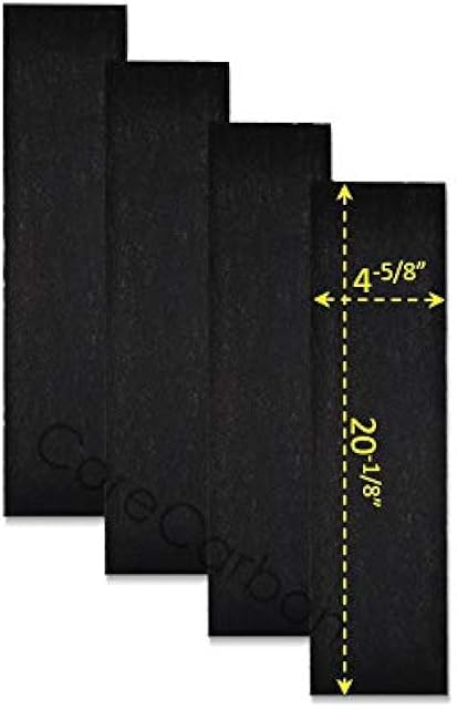 4-Pack Exact Fitment Pre-Filter Designed to Fit Honeywell True HEPA Tower Air Purifier Models HPA030 & HPA030B