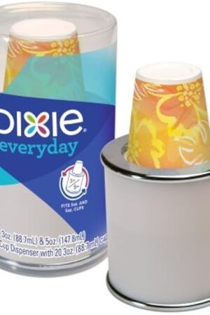 Dixie 3 and 5 oz Dual Cup Dispenser includes 20 3 oz Cups