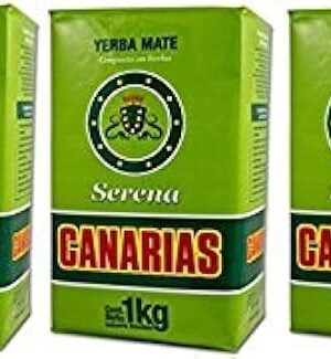 Canarias Serena 3 PACK Yerba Mate Tea 1 Kg Uruguay Brazil