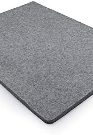 Wool Ironing Mat-Pad Made with 100% New Zealand Wool Pressing Pad Great for Traveling and Quilting Holds Heat When Pressing to Provide Professional Results Ironing Board Cover (Gray, 8x8)