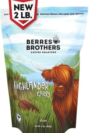 Berres Brothers Highlander Grogg Ground Coffee, 2lb Package, Combination of Caramel, Butterscotch and Hazelnut 2 Pound Medium Roast