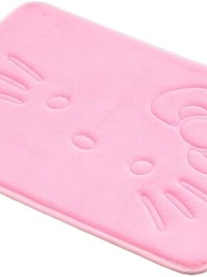 Cute Cartoon Pink Area Rugs for Bedroom Living Room Bathroom Rugs Bath Mat Door Mat Super Soft Memory Foam Design Non Slip and Absorbent 15.75 x 23.62 Inch