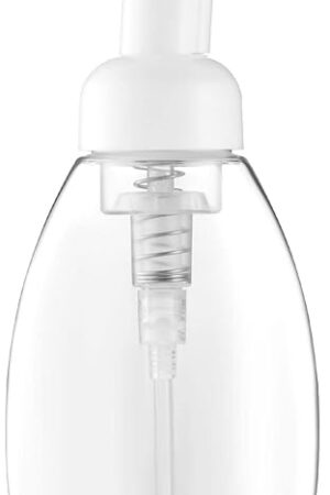 Bar5F Foaming Pump Bottle for Dr. Bronner's Castile Soap and All Generic Concentrated or Regular Soaps, 8.5-Ounce Clear