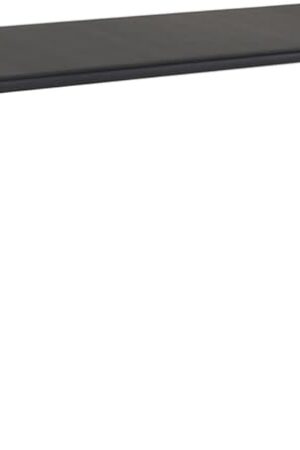 COSCO 20" x 48" Vinyl Top Folding Table, Black