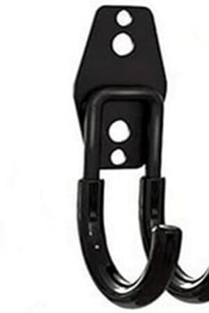 zoele Wall Mounting High Velocity Floor Fan Bracket, Wall Mount Industrial Grade Floor Fan Hook Hanger, Wall Fan Support Hook kit (Black-0)