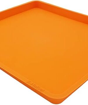 X-Haibei Swiss Roll Cake Mat Flexible Baking Tray Silicone Cookies Mold L10 W11inch H 0.78inch