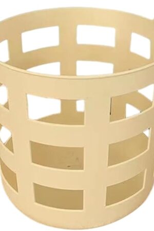 ABOOFAN Flexible Laundry Basket Plastic Hamper Portable Round Bin Hollow Dirty Clothes Hamper Toy Bin with Carry Handles for Clothes Bedroom Dorm Storage