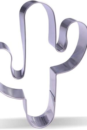 3.8 inch Cactus Cookie Cutter - Stainless Steel