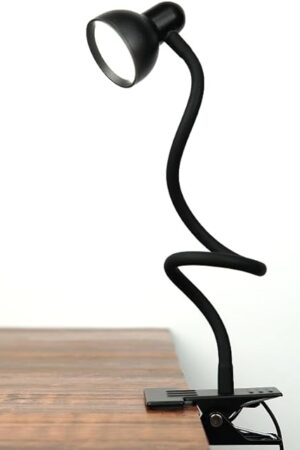 Clip on Light Reading Light for Bed 3 Color Modes 10 Dimmable Brightness Eye Care Clamp Desk Lamp Flexible Gooseneck Book Light for Reading in Bed Desk Light for Bed Headboard Computer