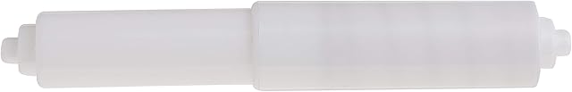 DANCO Spring-Loaded Toilet Tissue Holder Rod, White, 1-Set (88648), +