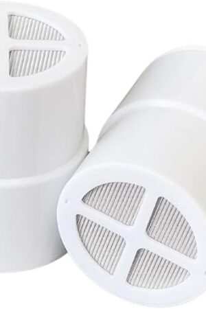 2 Pack THE JOLIE Shower Filter, Compatible with THE JOLIE Shower Head, KDF 55 Stage Shower Filter, Enhances Water Quality for Healthier Skin & Hair