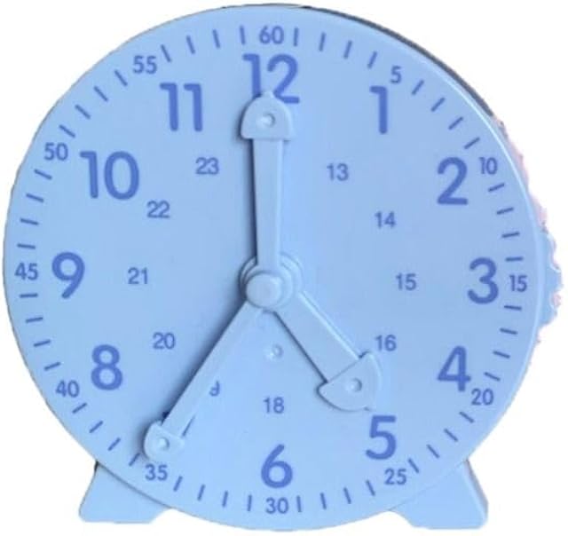 The Learning Clock, Teaching Clock, Teaching Clocks for Boys and Girls, Learning Resources Big Time Student Clock for Essentials Homeschool Supplies