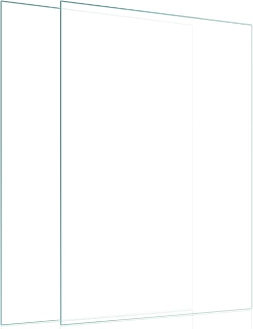 Egofine 11x14 Heat-Strengthened Glass Replacement for Picture Frame (Crystal Clear, 2 Pack), Replacement Glass for 11 by 14 Photo Frame