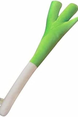 40cm Simulation Leek Onion Stuffed Plush, Vegetable Plush Throw Pillow, Anime Cosplay, Soft Plush Toy Decoration Doll