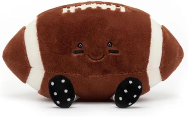 The 8" American Football Stuffed Toy, Cute Rugby Plush Soft American Football Plushies Pillow Gifts for Kids Girlfriend Birthday Christmas Mother's Day