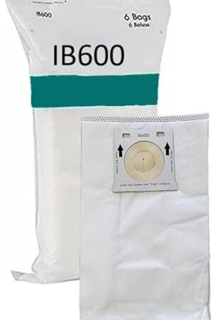 6 IB600 Replacement HEPA Bags Compatible with Kenmore Intuition Upright Pet Friendly Lift-Away Carpet Vacuum Cleaner BU4022 - BU4021 - BU4020 - BU4018- BU4050