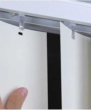 Vertical Blinds Replacement Slats Heavy Duty PVC Smooth Curved (White) You Pick Size and Quantity (82.5 Inches) (2 Slats)