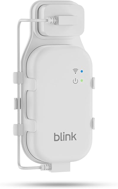 AutoSonic All-New Outlet Mount for Blink Sync Module Core with USB-C Cable | No Messy Wires | Space-Saving Bracket Holder | White