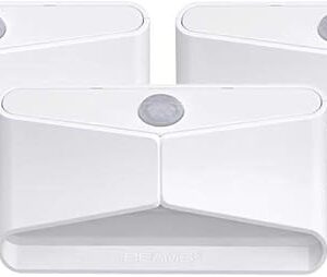 Beams MB710 15 Lumen LED Wireless Battery Powered Motion Sensing LED Nightlight, 3-Pack, White