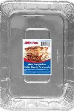 Jiffy Foil Giant Lasagna Pan,1 Count