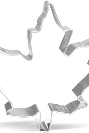 4.3 inch Maple Leaf Cookie Cutter - 1 Piece - Stainless Steel