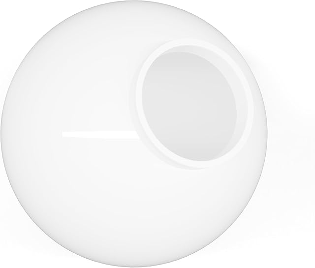 KastLite 10" White Acrylic Lamp Post Globe | Smooth Textured with 3.91" Fitter Neck | Manufactured in the USA