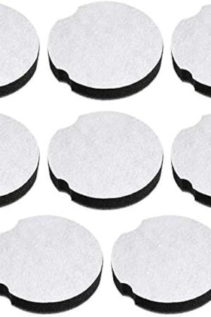 8 Pack Upright Vacuum Filter Compatible with Bissell PowerForce Compact Lightweight Upright Vacuum Cleaner, Fit for Part # 1604896/160-4896