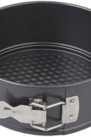 8 inch circular Springform interlocking and leak- proof seal carbon baking C ake Pan