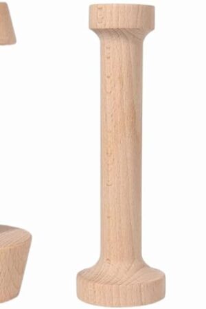 3 Pieces Wooden Tart Tamper Set Double Side Pastry Dough Tamper Egg Tarts Tamper Pastry Tools DIY Cake Pastry Tools for Making Egg Tart, Pasta, Cheesecakes Dessert Kitchen Baking Tools