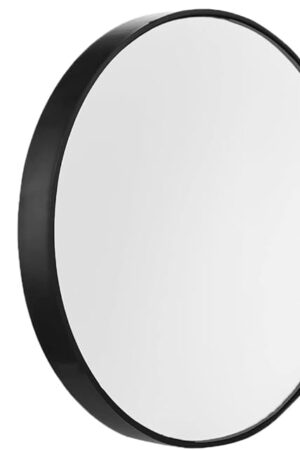 10X Magnifying Makeup Mirror, Round Mirror 2 Suction Cups Facial Makeup Cosmetic Absorption Shaving Home Makeup Travel Essential(Diameter 3.46 inches)