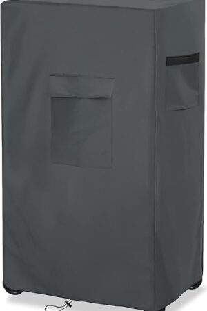 Evaporative Air Cooler Cover,Outdoor Heavy Duty 600D Waterproof Swamp Cooler Covers for Outside Units,Compatible with Hessaire MC61M,MC61V,M250,5300CFM Evaporative Cooler,29"L x 18"W x 45"H