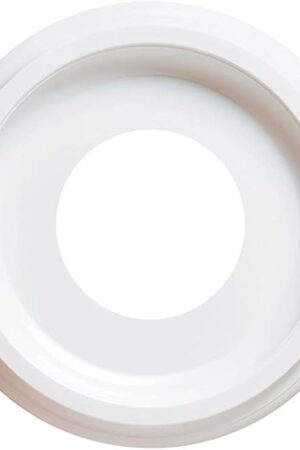 Westinghouse 7703700 9-3/4-Inch Smooth White Finish Ceiling Medallion