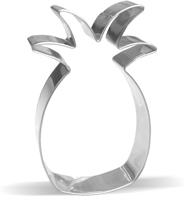 4.1 inch Pineapple Cookie Cutter - Stainless Steel